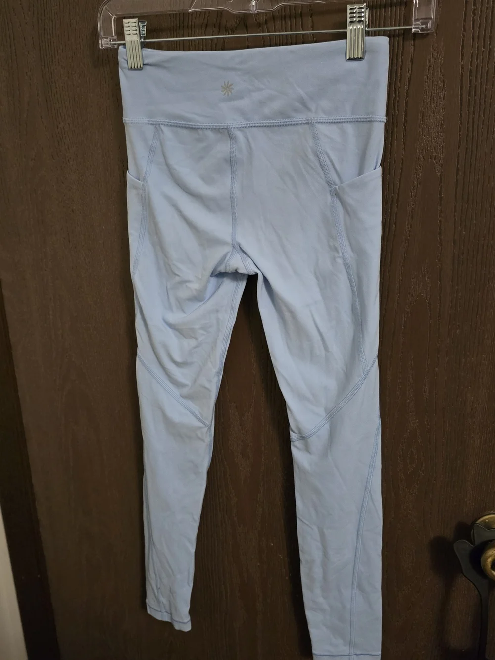 Athleta Girl Light Blue High-Rise Pocket Leggings